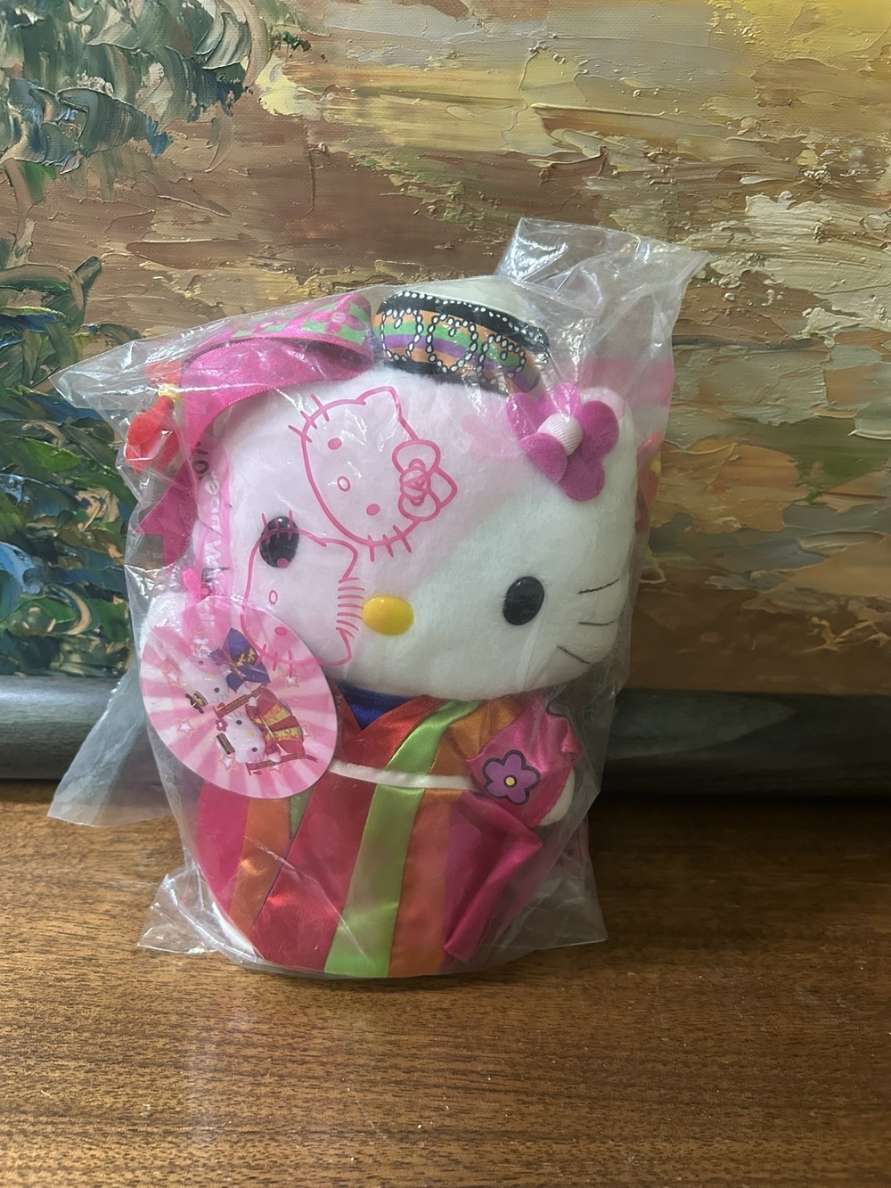 VNTG 2000 Hello Kitty McDonalds Korean Wedding Plush NIP Sanrio Y2K